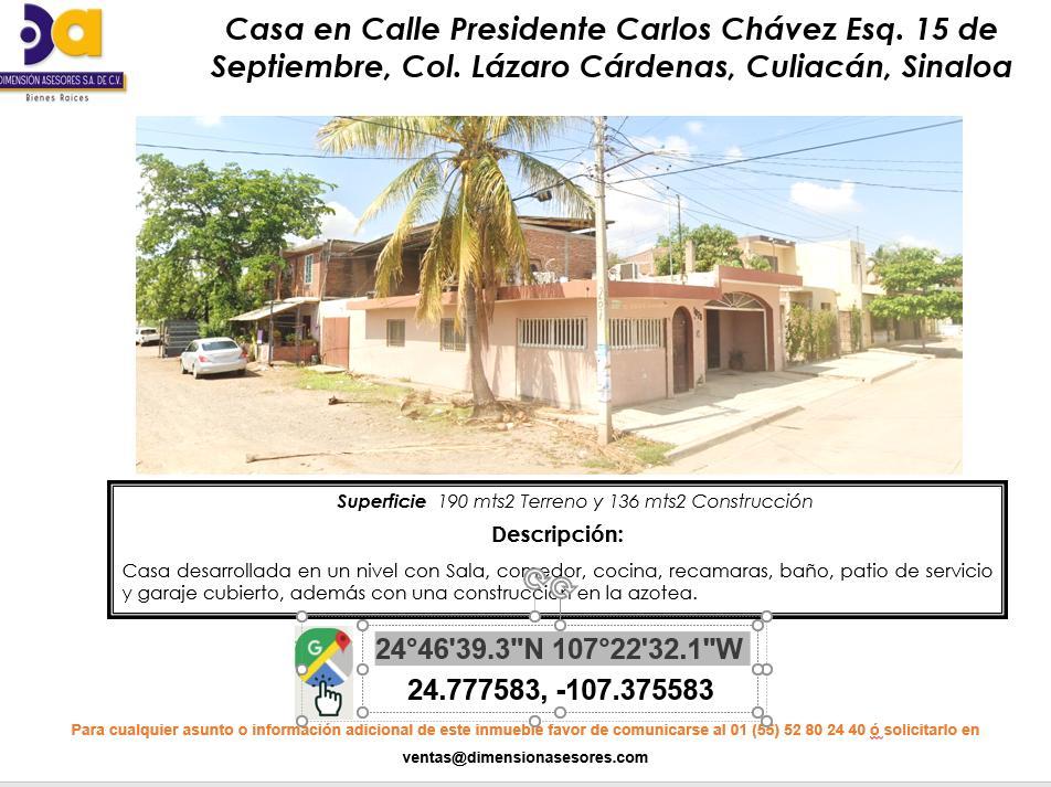 Se Vende Casa Col. Lazaro Cardenas
