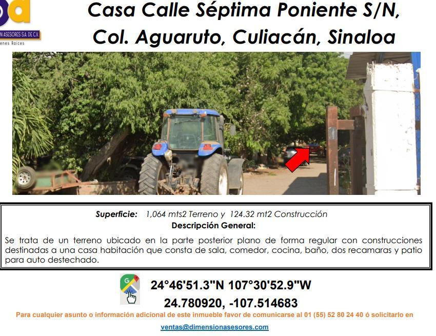 Se Vende Casa con Terreno