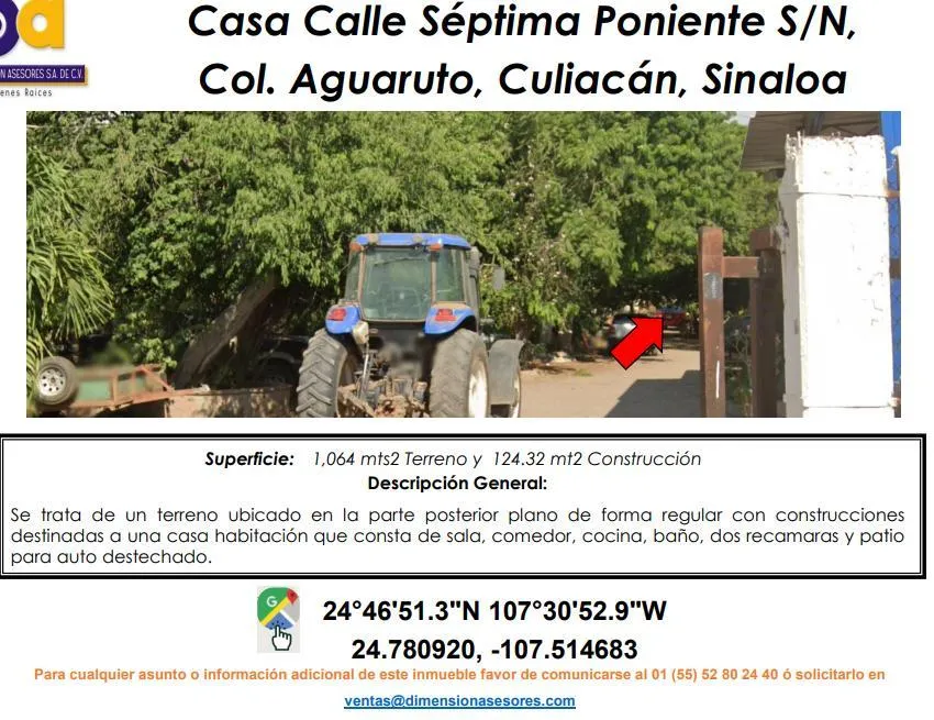 CALLE SEPTIMA PONIENTE S/N, Culiacán